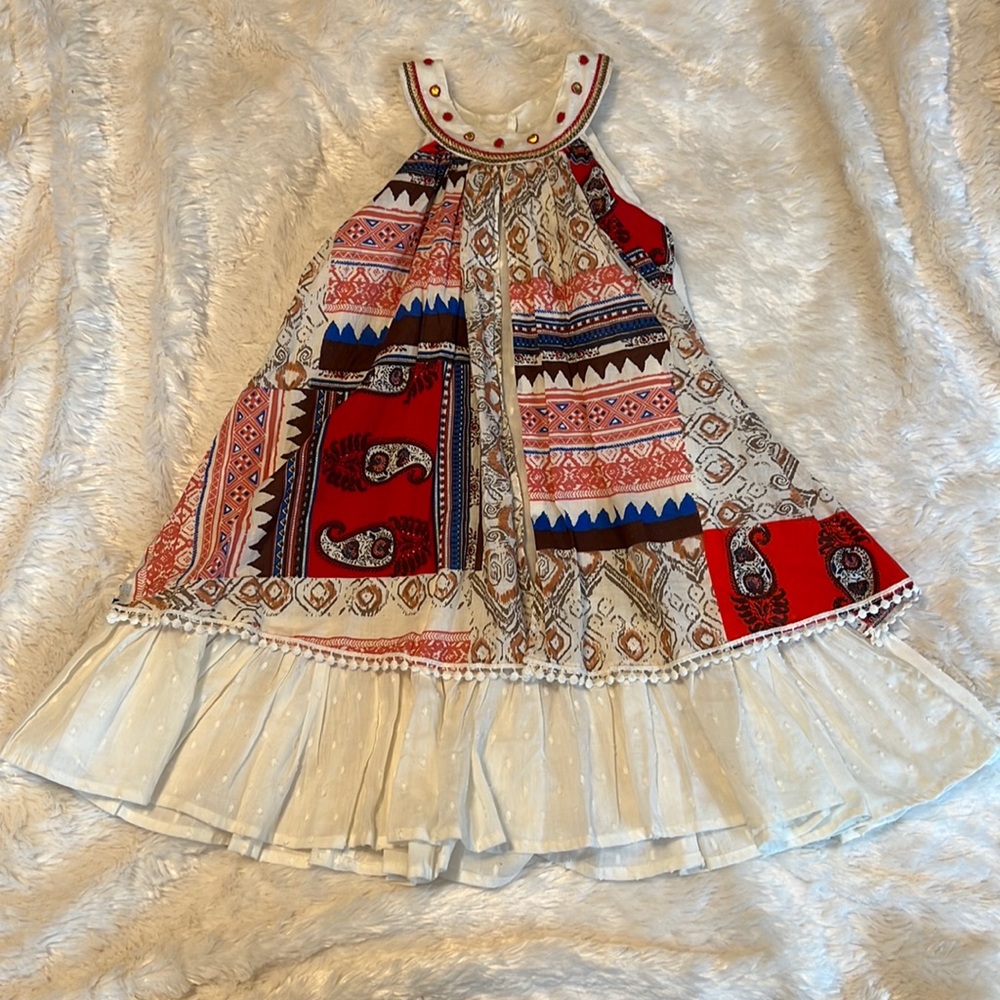 Cutey Couture colorful dress Size 4/5.